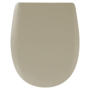 Abattant easy clip avec descente manuelle uni - Sable