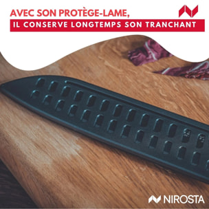 Couteau Santoku 31 cm Nirosta Flow