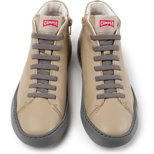 Zapatillas - CAMPER Peu Touring - Beige - Piel lisa