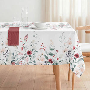 Nappe anti-taches ROSELIA ROUGE - enduite
