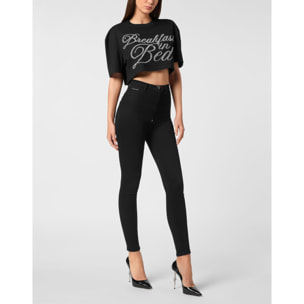 PHILIPP PLEIN T-Shirt Round Neck Ls CRYSTAL