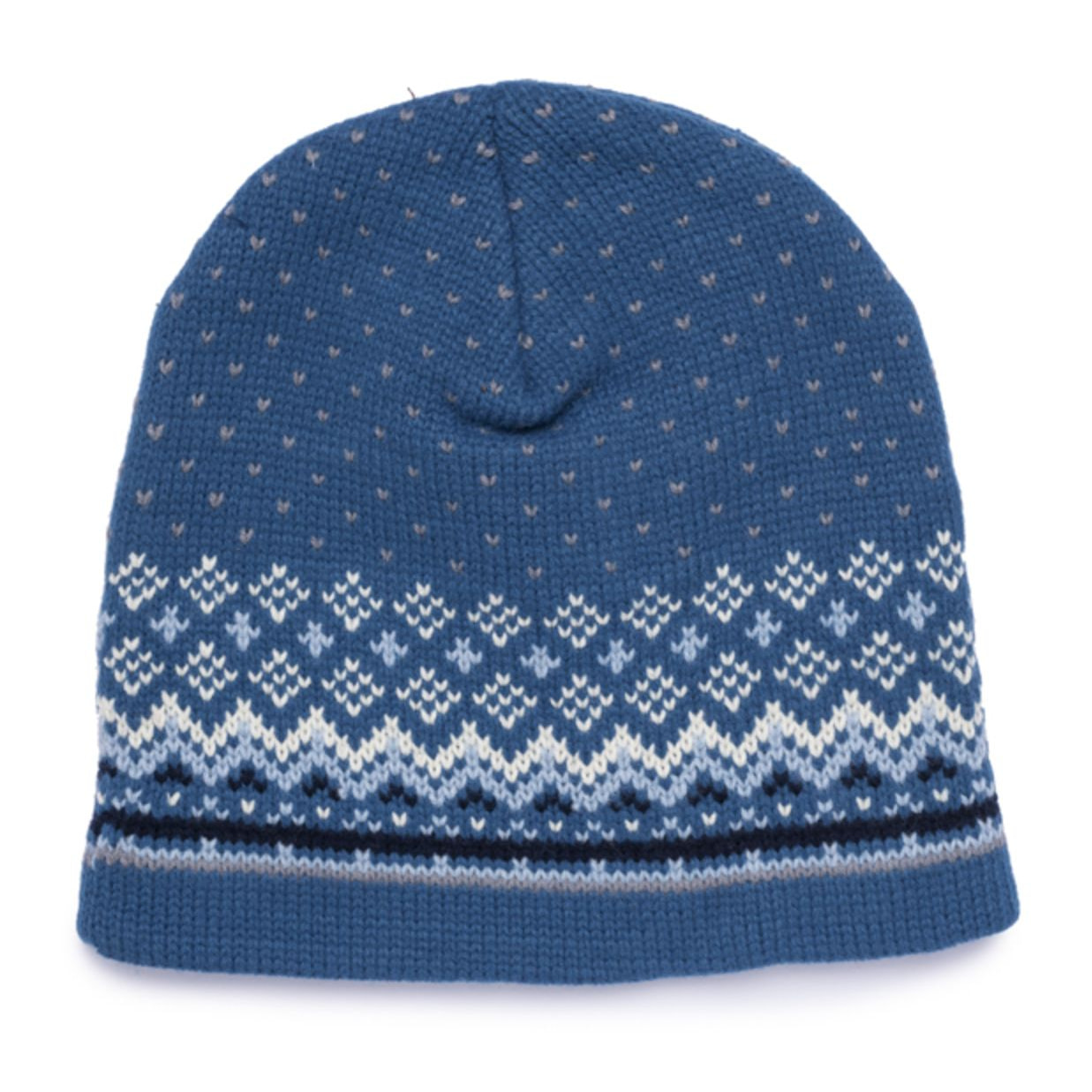 Hat - Berretto Unisex motivo montagna Azzurro