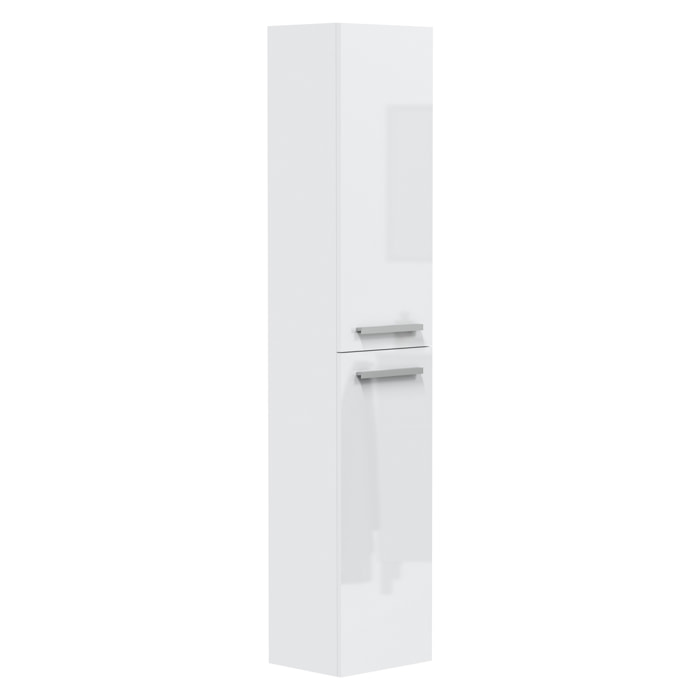 Columna de baño Alise 2p color Blanco Lacado, 30 cm (ancho) x 25 cm (fondo) x 150 cm (alto)