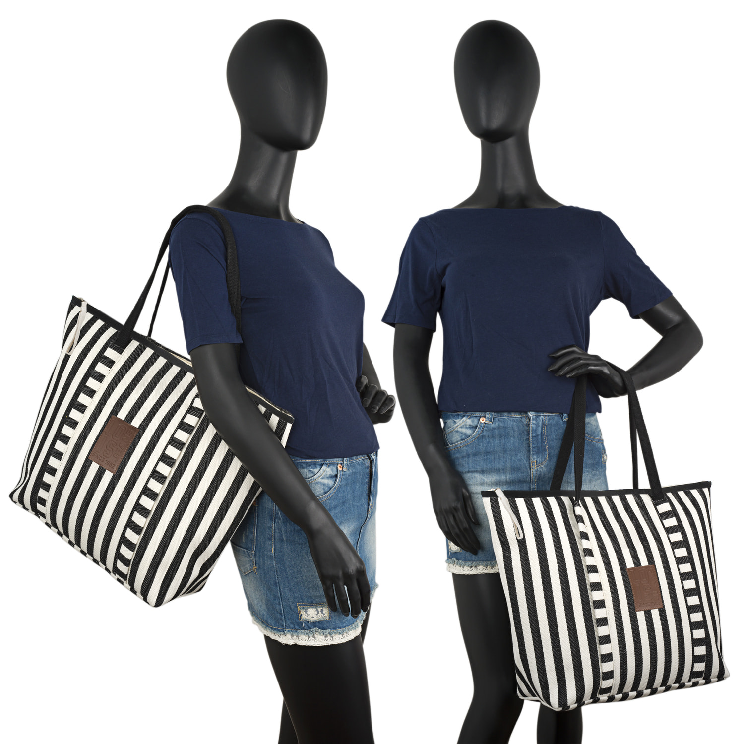 Bolso De Playa Lois Sechelt Negro