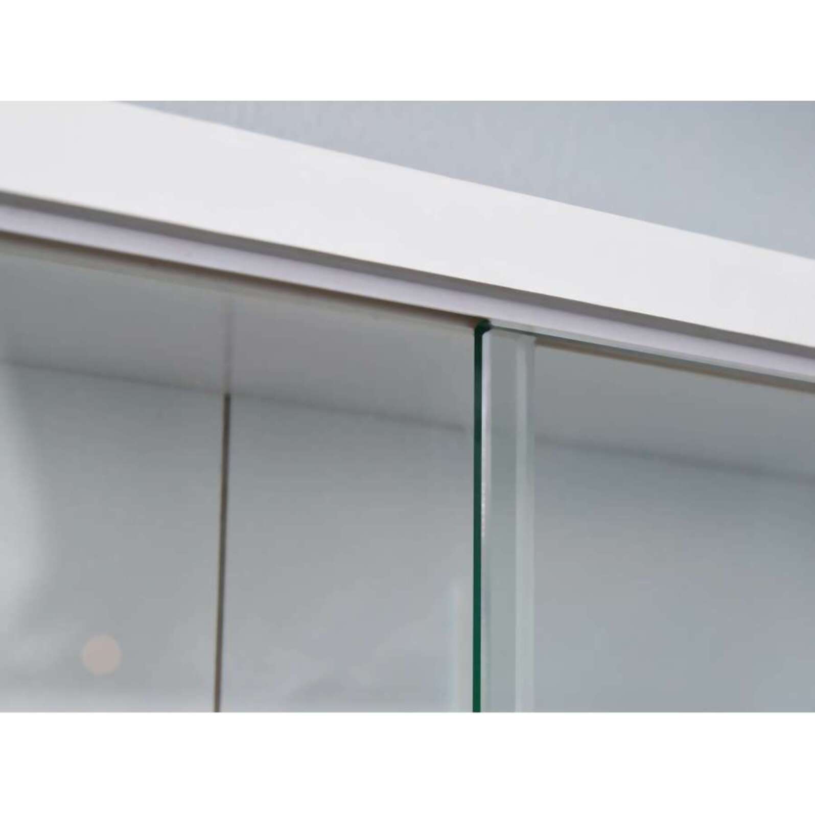 Vetrina con ripiani interni, 60 x 80 x 10, Bianco