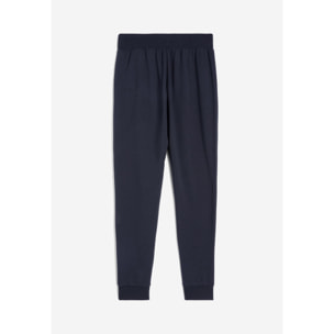 Pantaloni donna in french terry modal con fondo a polsino