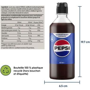 Concentré SODASTREAM PEPSI 440ml