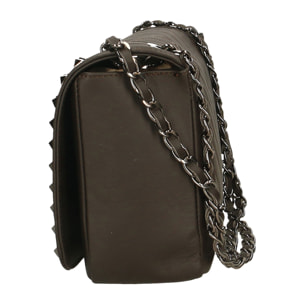 Borsa a tracolla da donna In Vera pelle Made in Italy 27x17x8 cm