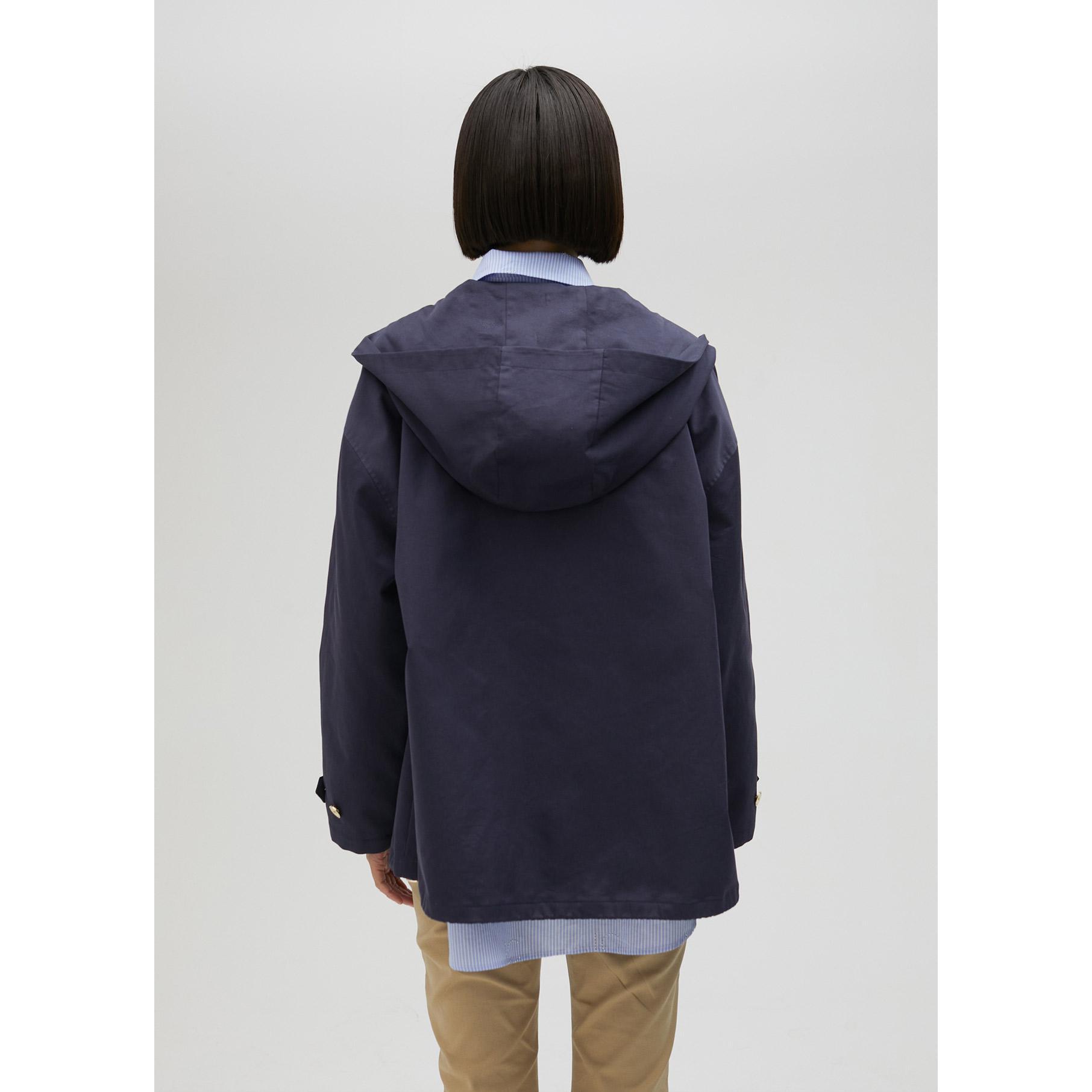 Parka corto con cappuccio