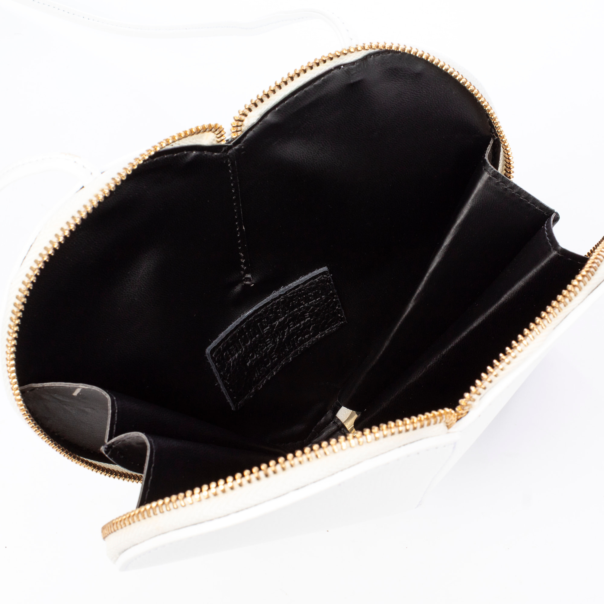 Barbaresco borsa a spalla donna, a forma di cuore. Pelle autentica Dollaro.