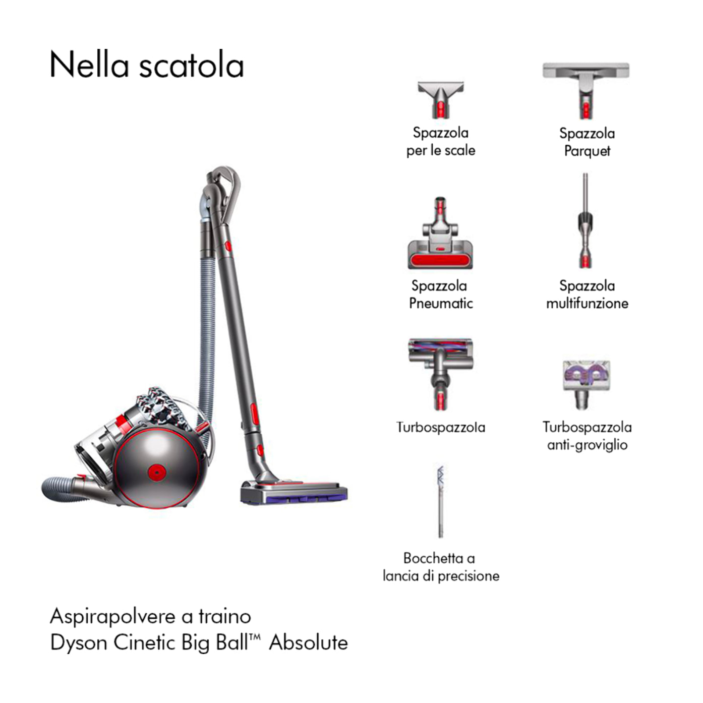 Aspirapolvere Dyson Cinetic Big Ball™ Absolute 2 | Nuovo