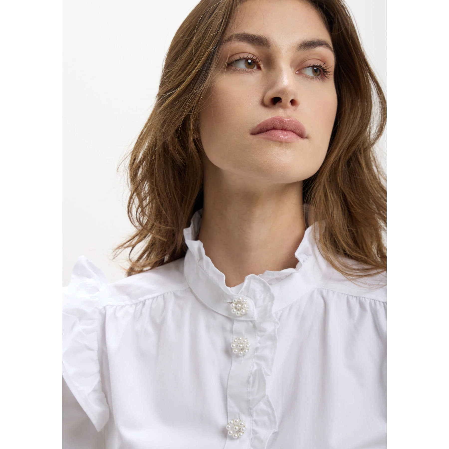 Camicia con frill