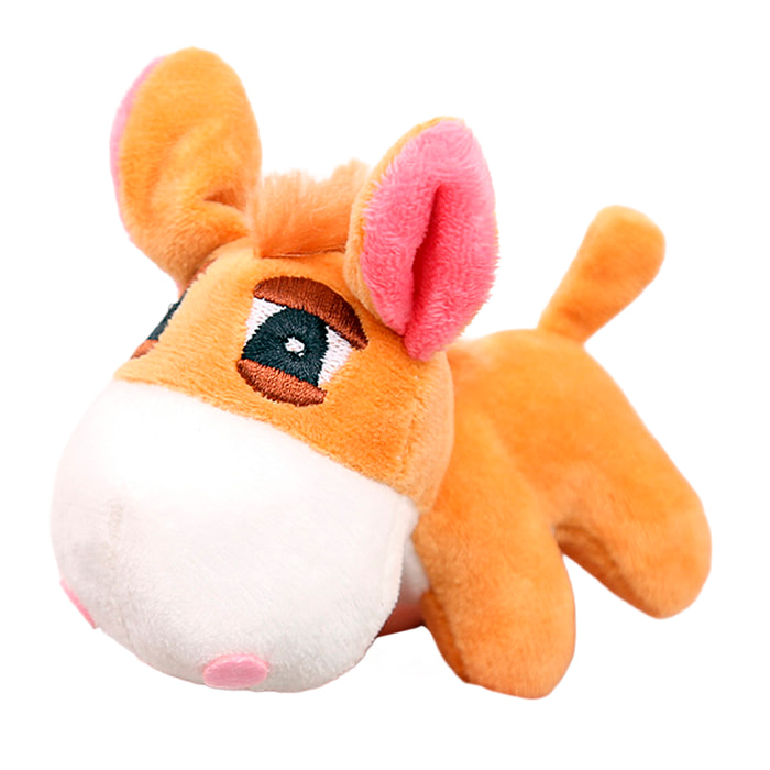 Peluche sospeso extra morbido. Design asinno. 12 cm.