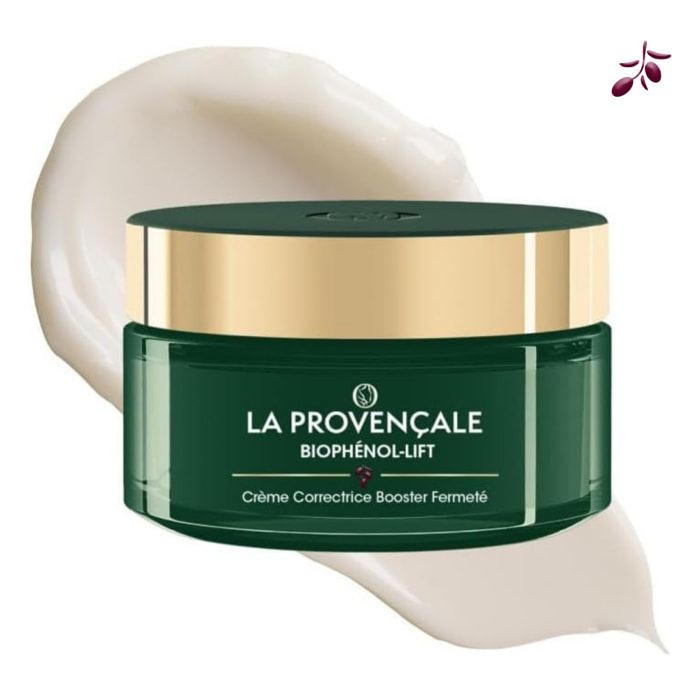 La Provençale Biophénol-Lift - Crème Correctrice Booster Fermeté Anti-Rides & Fermeté - Olive violette - Biophénols & Acide hyal