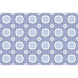 Stickers muraux - Sticker Mural Carrelage adhésif Cuisine Salle de Bain - 24 STICKERS CARRELAGES AZULEJOS SAMARA