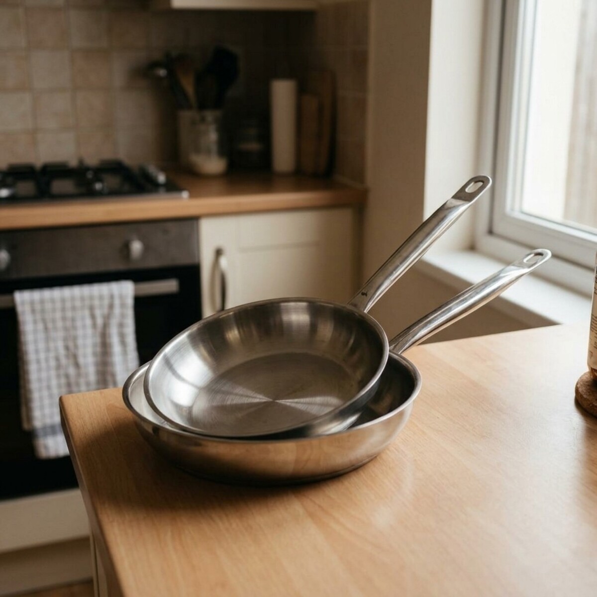 Lot de 2 poêles inox Elo Profi Therm