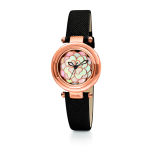 Reloj Folli Follie WF15R009SPW Mujer Analogico Cuarzo con Correa de Cuero