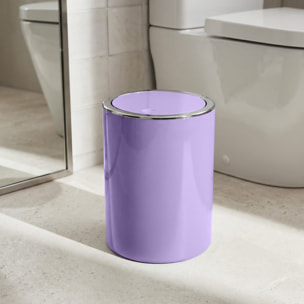 Poubelle à bascule KAMAKA 6L Lavande MSV