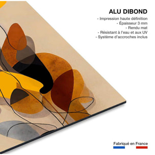 Tableau de fleurs dans mon jardin  Tableau alu Dibond