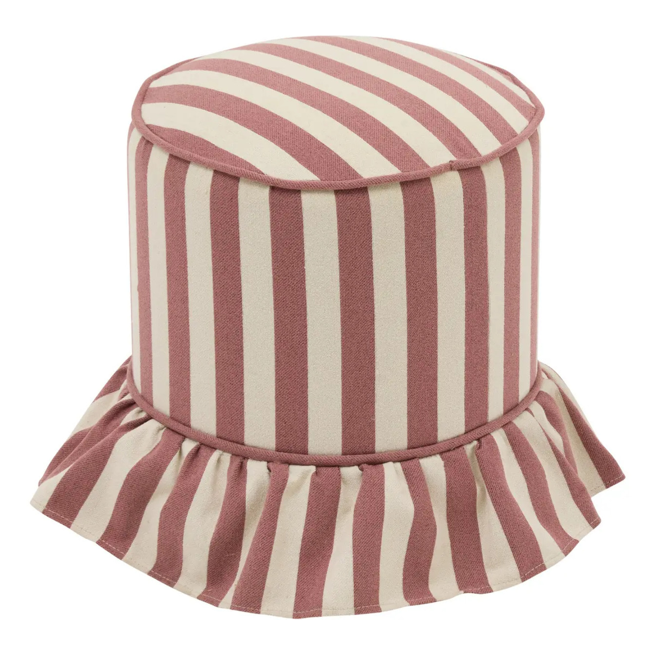 Pouf Fiora rond D.36cm rose