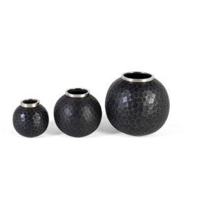 3 vases décoratifs - 25 x25 diametro