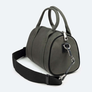 BOLSO CALA CROSSBODY BARREL C/KHAKI + FUCSIA