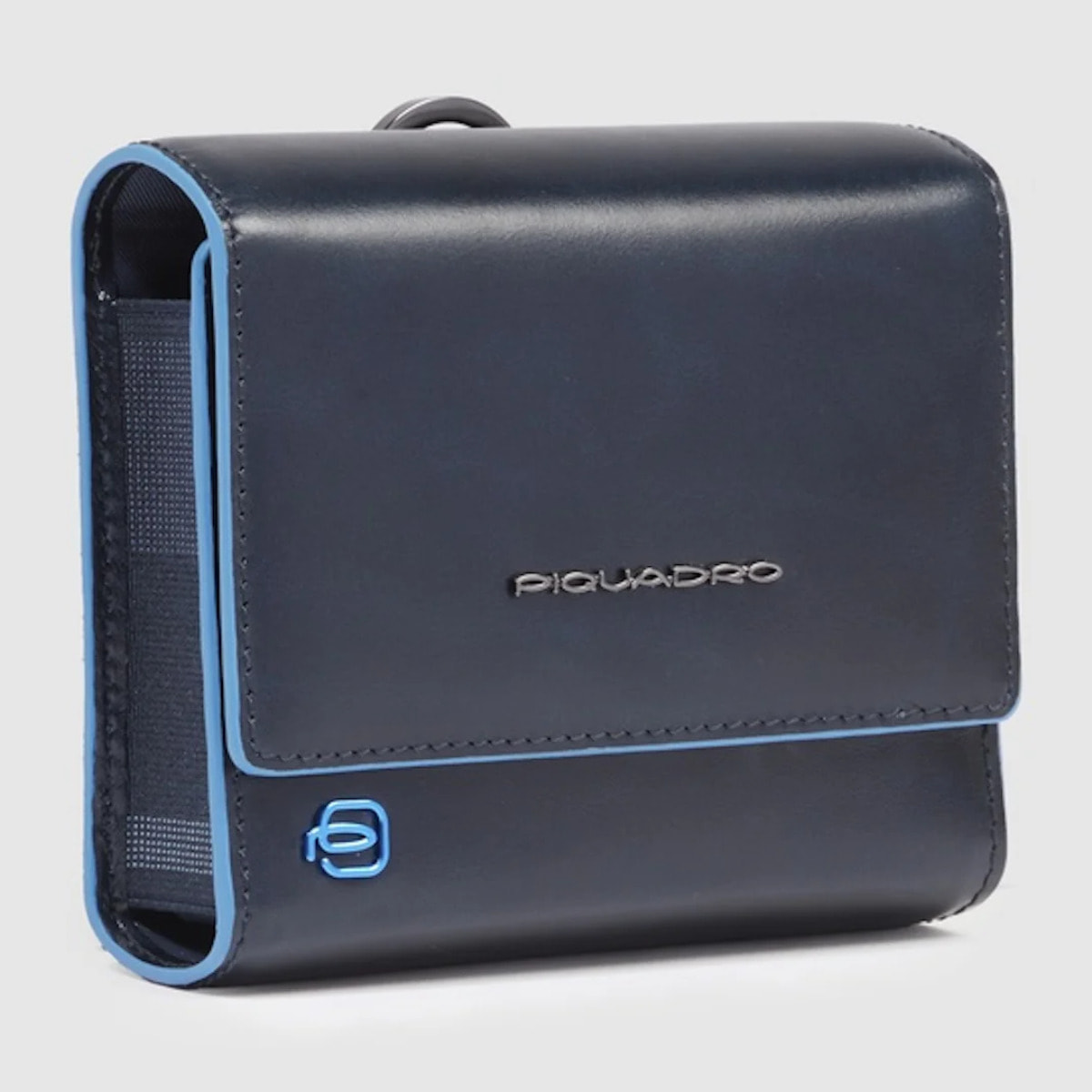 Piquadro Astuccio in pelle con caricabatterie 3in1 15W pieghevole e adattatore GaN 45W