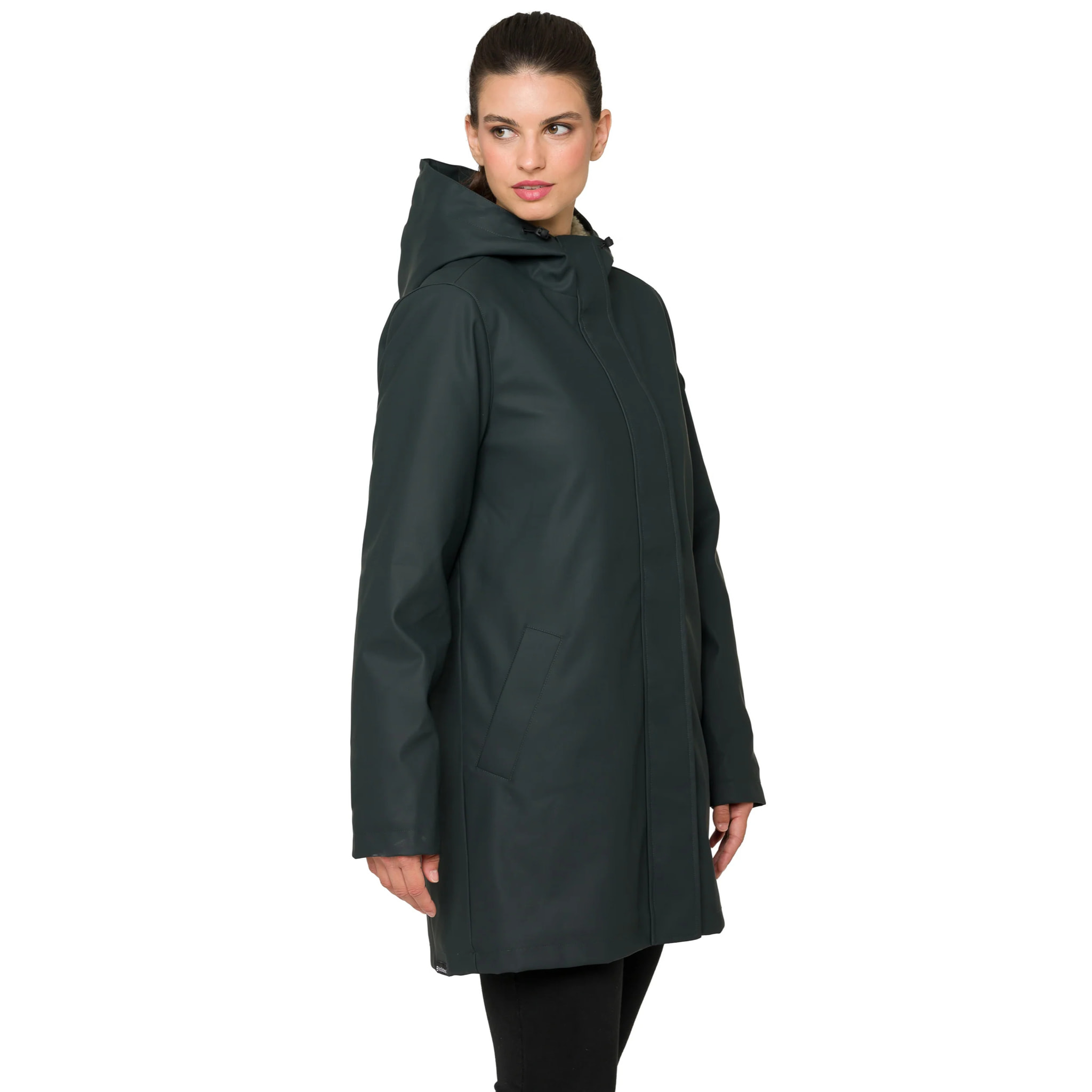 Parka YASMINE imbottito impermeabile verde