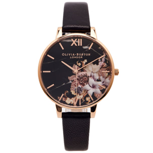 Reloj Olivia Burton OB16CS01 Mujer Analogico Cuarzo con Correa de Piel sintetica