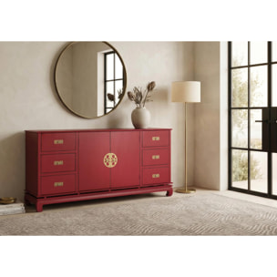 Aparador de Madera de Mango 180 Cm Estilo Oriental