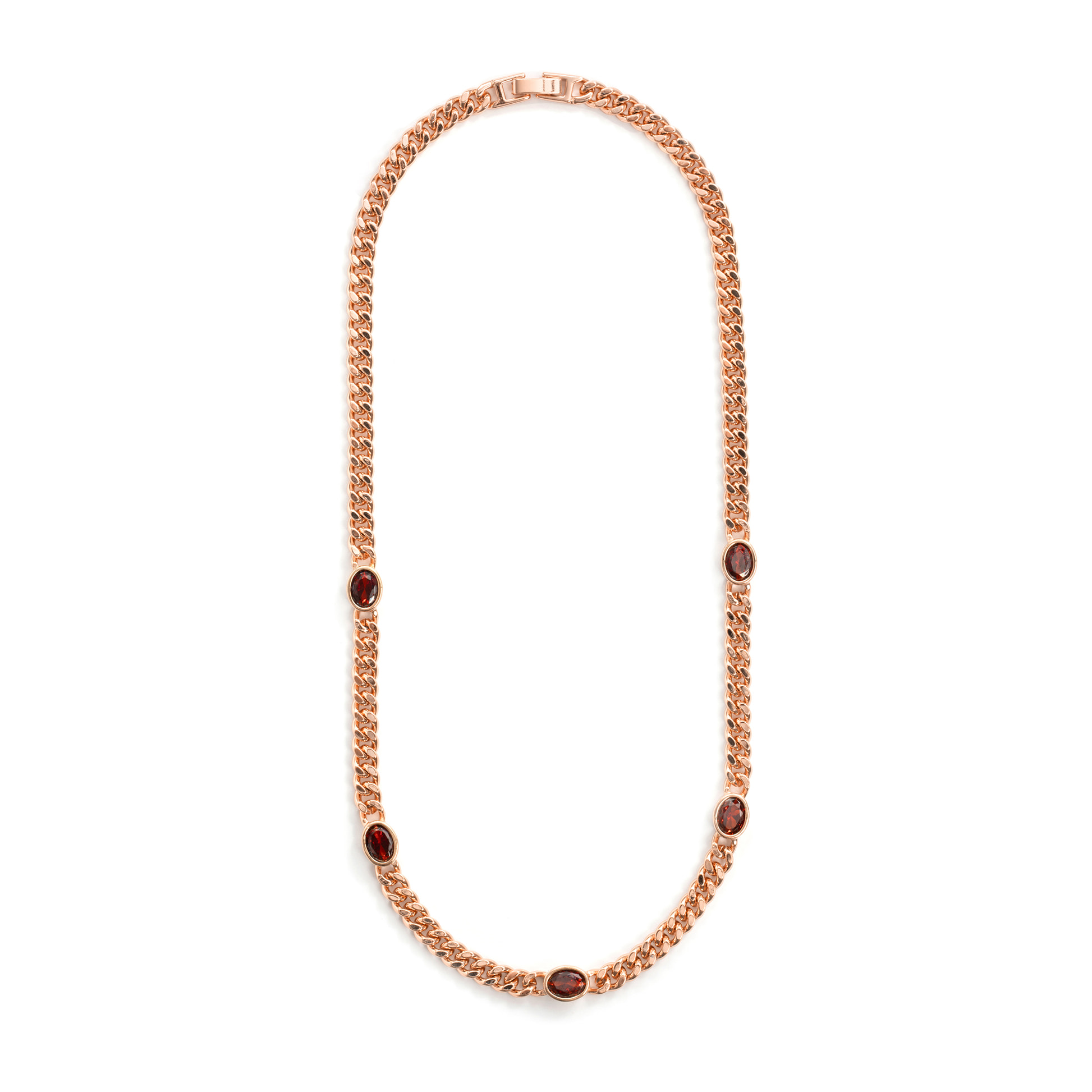 Collar Rudits acabado oro rosa 18k