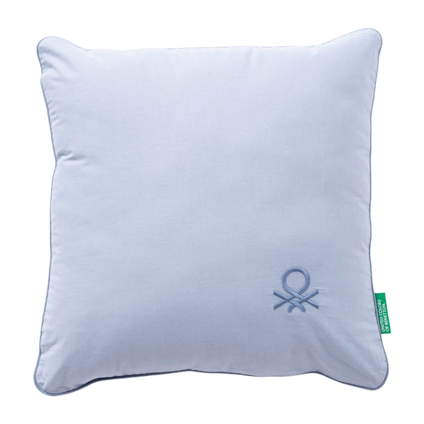 Cojin 45x45cm 144tc 100%algodon azul benetton