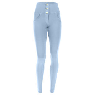 Pantaloni push up WR.UP® traspiranti vita alta con bottoni