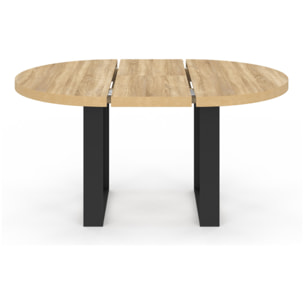 Table à manger ronde extensible Brixton Ø110-150cm