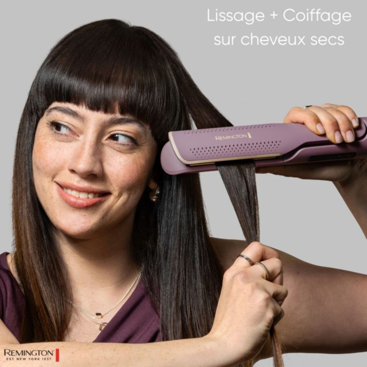 Lisseur séchant REMINGTON 2 en 1 AIRvive