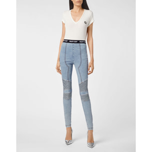 PHILIPP PLEIN Jeggings super a vita alta PHILIPP PLEIN TM