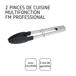 Lot de 2 pinces de cuisine 18 cm FM Professional