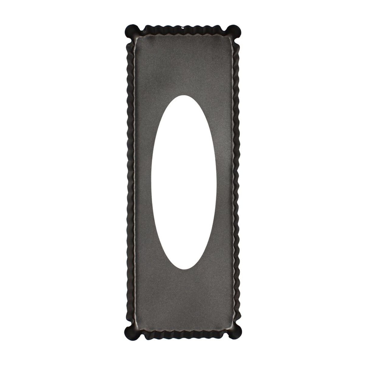 Moule à tarte rectangulaire en acier carbone 35 x 13cm AMANDINE