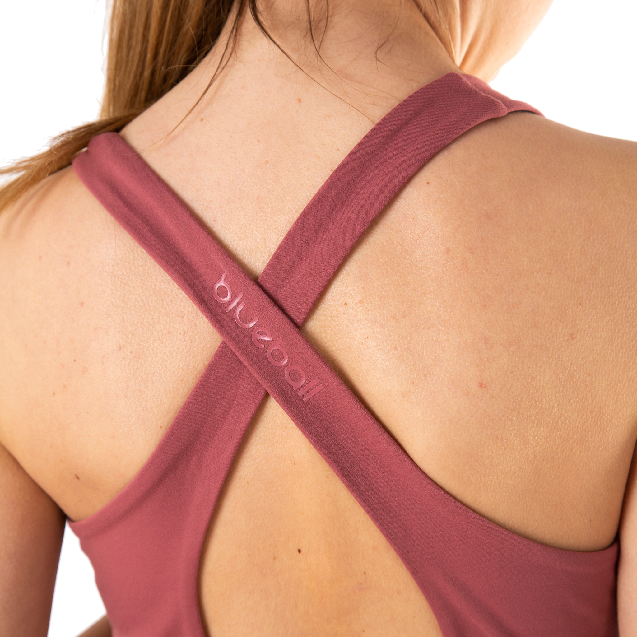 SUJETADOR DEPORTIVO CROSSBACK MUJER BLUEBALL EN ROSA