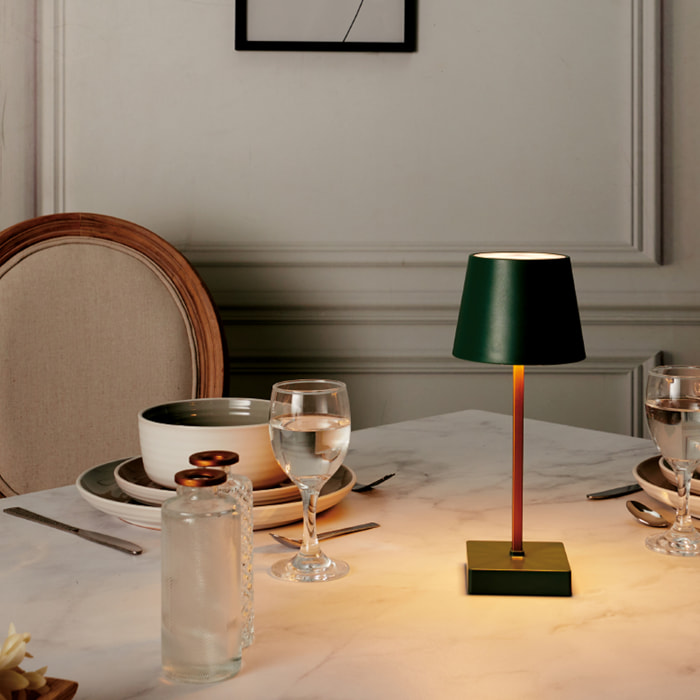 Lampe Led De Table Tactile Vert