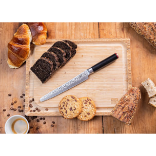 Coltello da pane seghettato | acciaio 440C | L: 20 cm