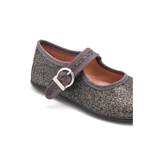 Mary Jane glitterate da bambina con chiusura a fibbia