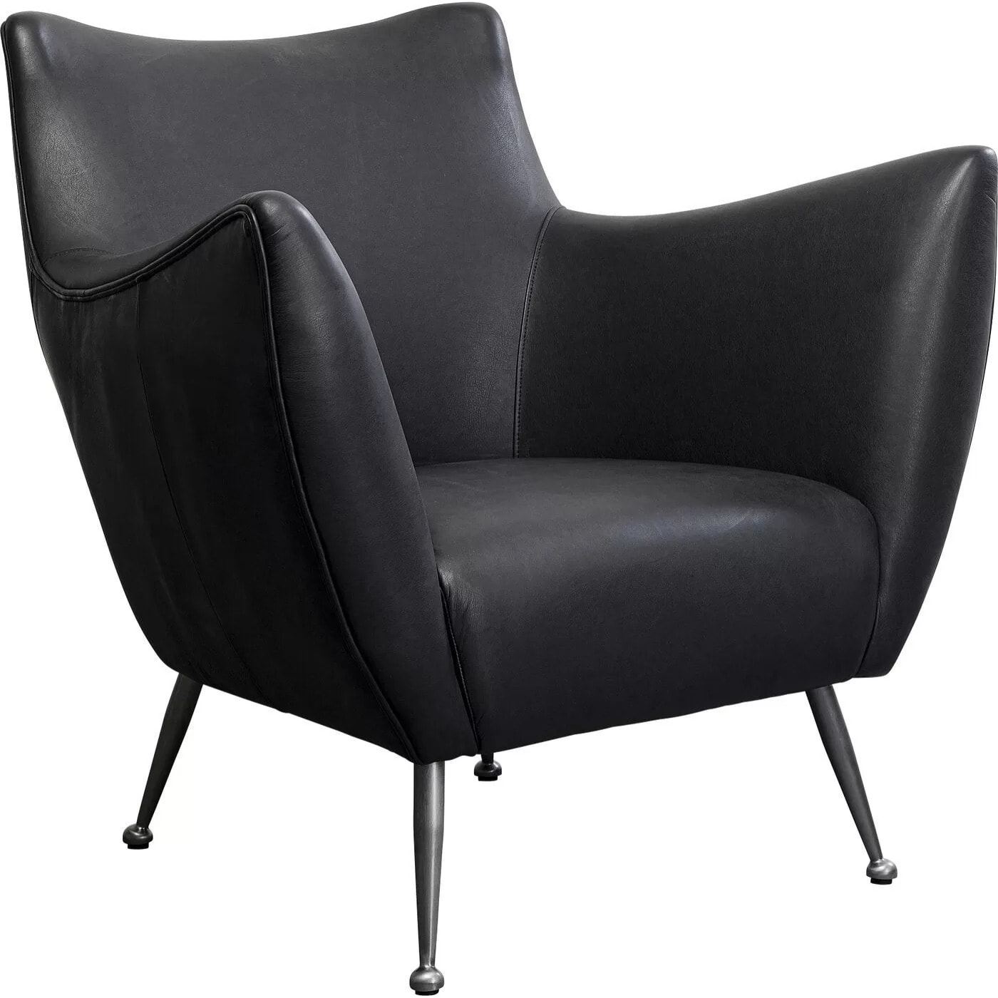 Fauteuil Goldfinger noir Kare Design