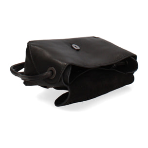 Borsa a tracolla  da uomo In Vera pelle Made in Italy 24x14x10 cm