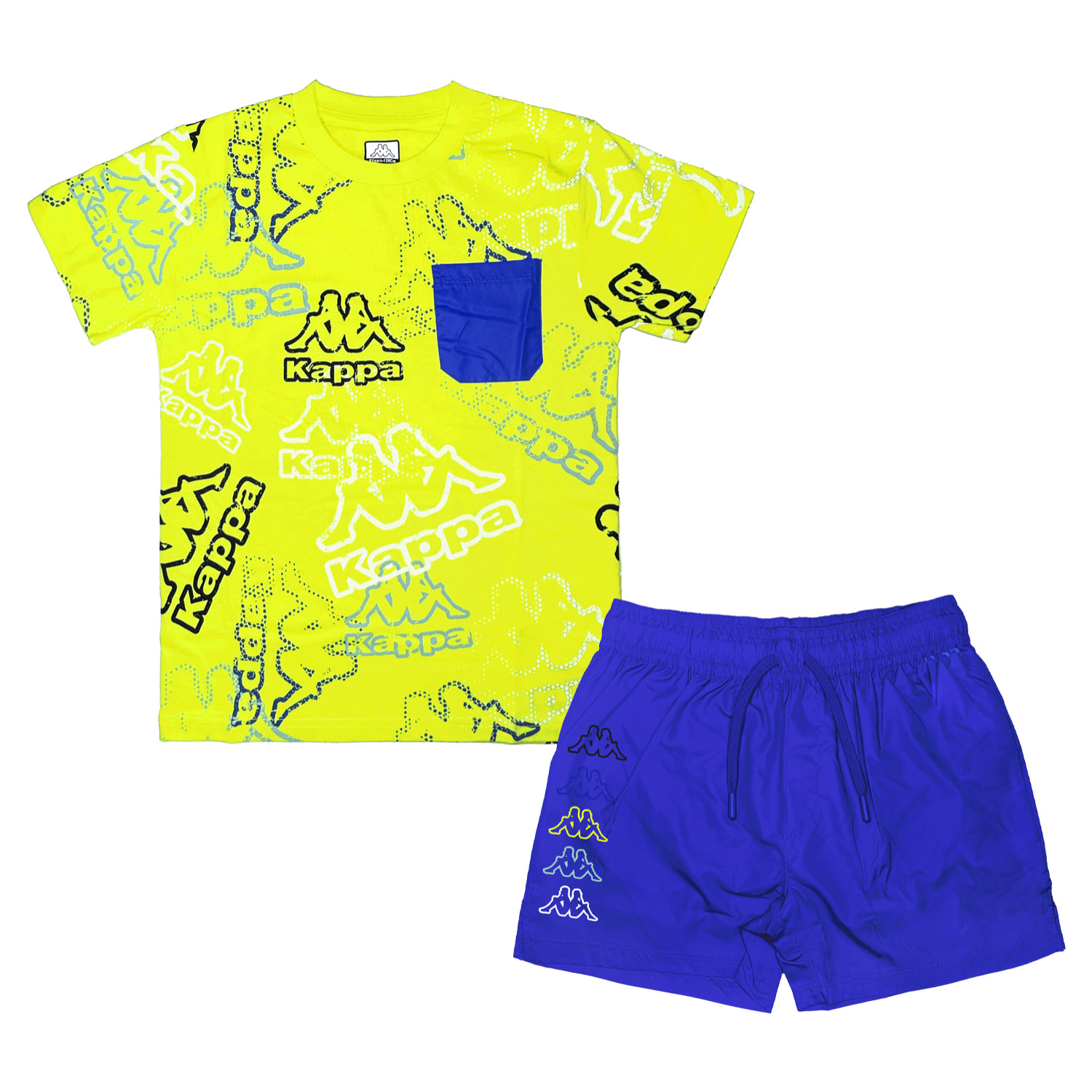 Completo Mare Beachwear Costume Corto Ragazzo KAPPA 8 / 16 Anni