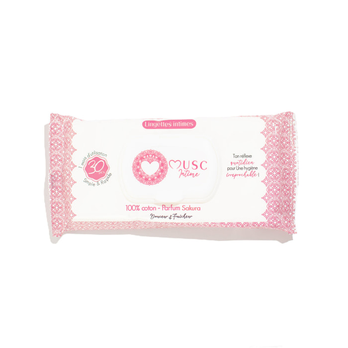 Fleur de Sakura - Lingettes Intimes 30 unités
