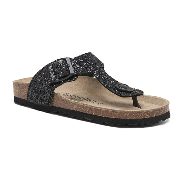 SANDALIA BABUNKERS NEGRO