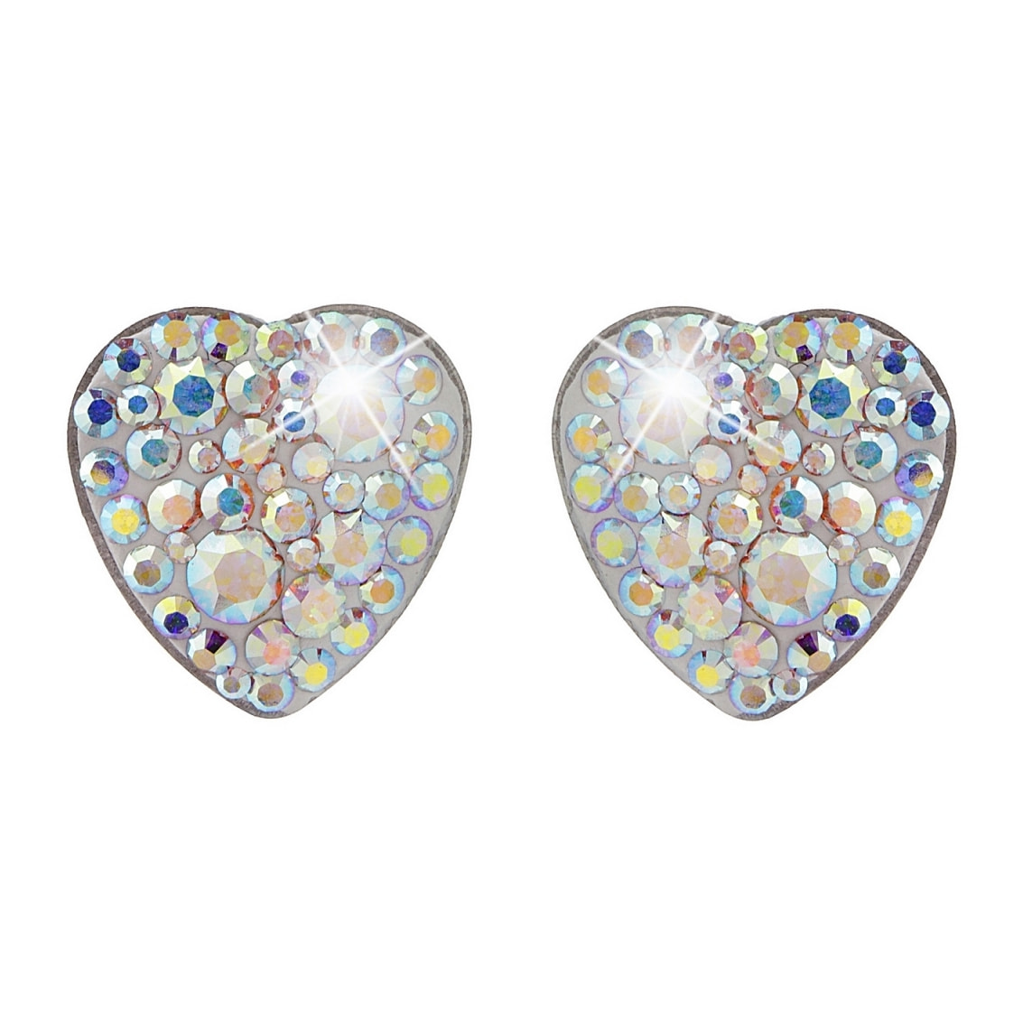 Pendientes Heart adornado con cristales de Swarovski