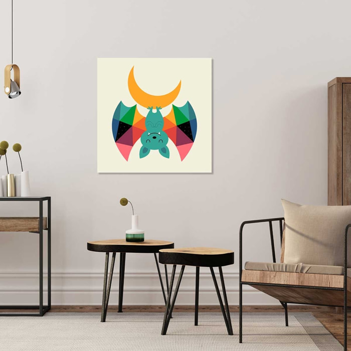 Tableau chauve souris Toile imprimée