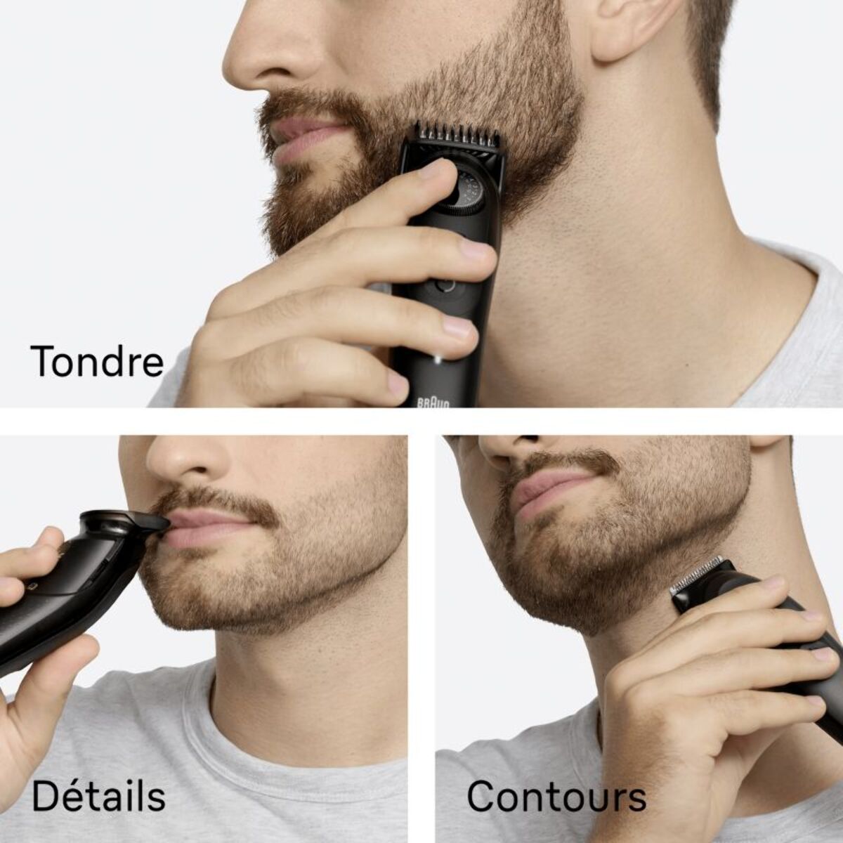 Tondeuse multi usages BRAUN BT5560, molette réglable, 40 hauteurs de coupe, précision 0,5 mm, autonomie 120 mn